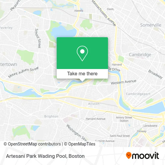 Artesani Park Wading Pool map