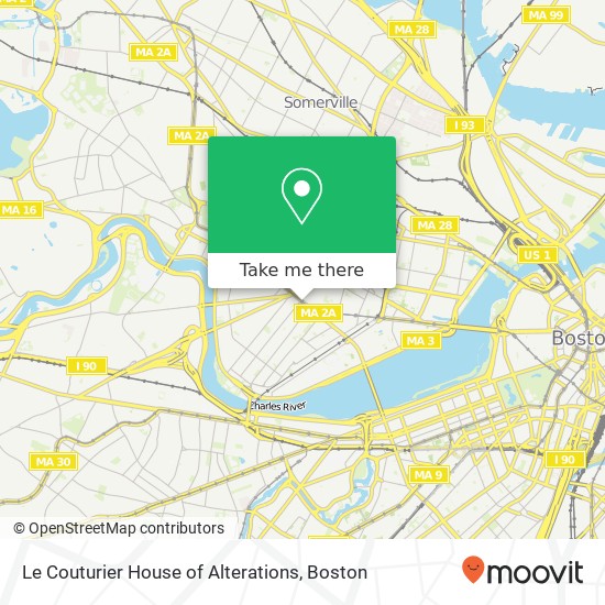 Mapa de Le Couturier House of Alterations