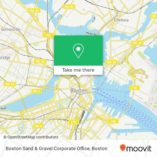 Mapa de Boston Sand & Gravel Corporate Office