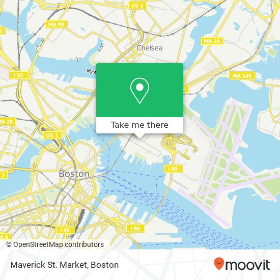 Mapa de Maverick St. Market