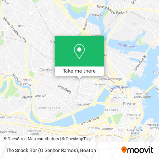 The Snack Bar (O Senhor Ramos) map