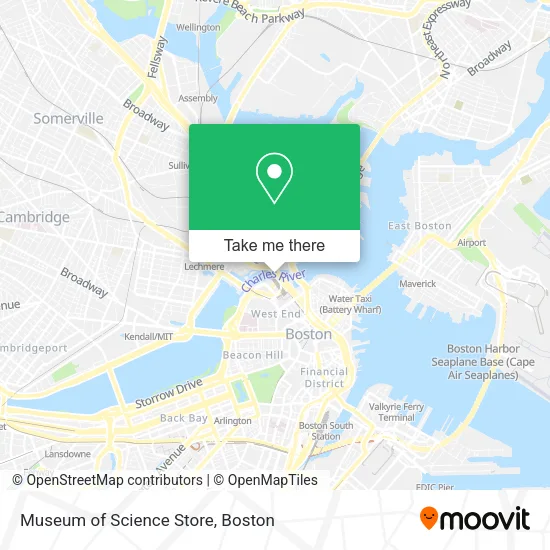 Museum of Science Store map