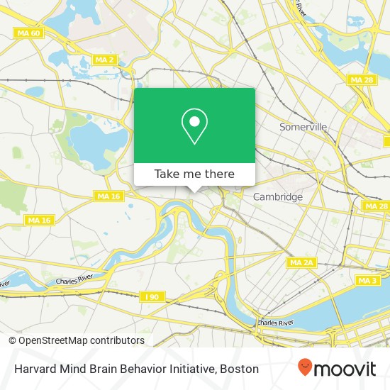 Harvard Mind Brain Behavior Initiative map