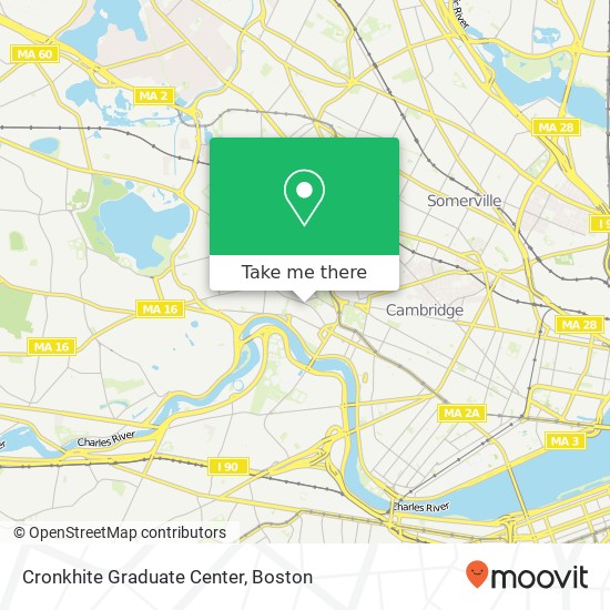Mapa de Cronkhite Graduate Center
