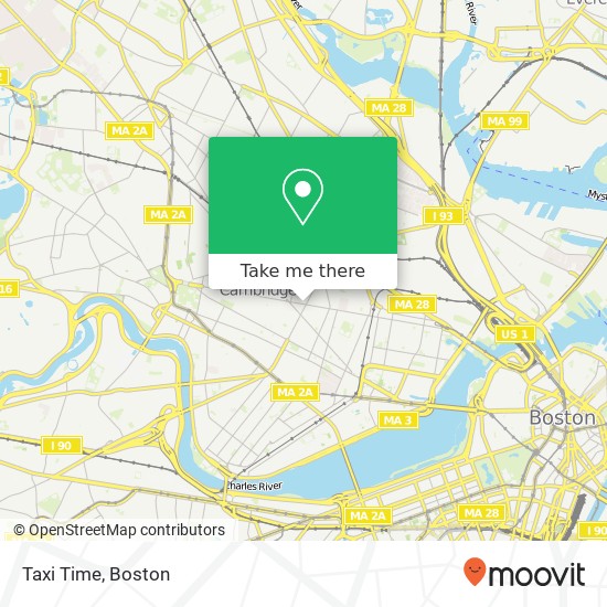 Taxi Time map