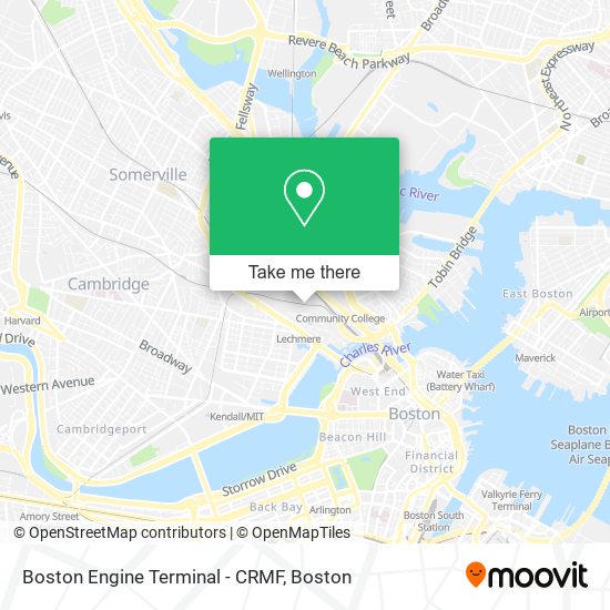 Mapa de Boston Engine Terminal - CRMF