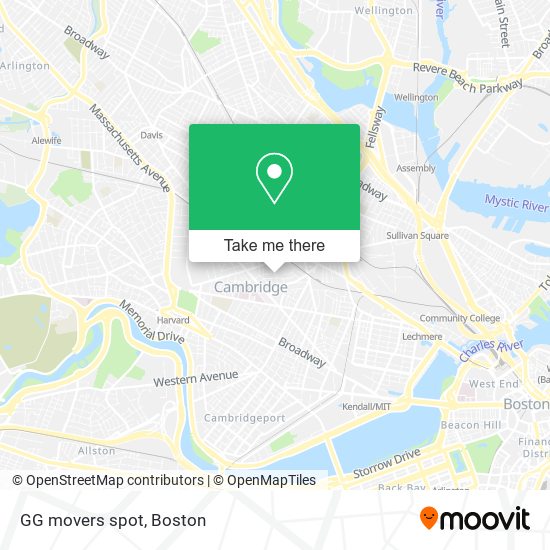 Mapa de GG movers spot