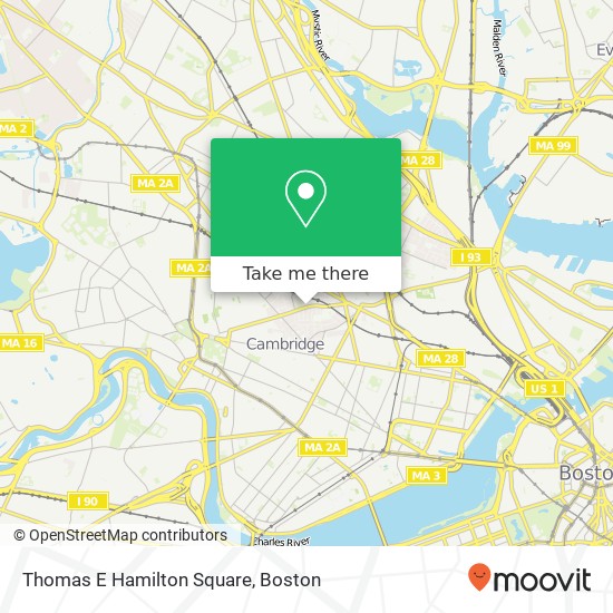 Mapa de Thomas E Hamilton Square