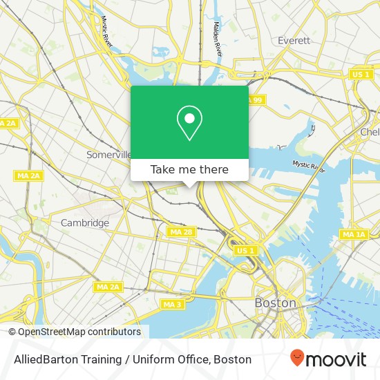 AlliedBarton Training / Uniform Office map