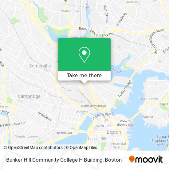 Mapa de Bunker Hill Community College H Building