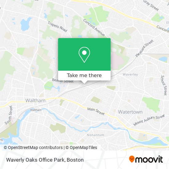 Waverly Oaks Office Park map