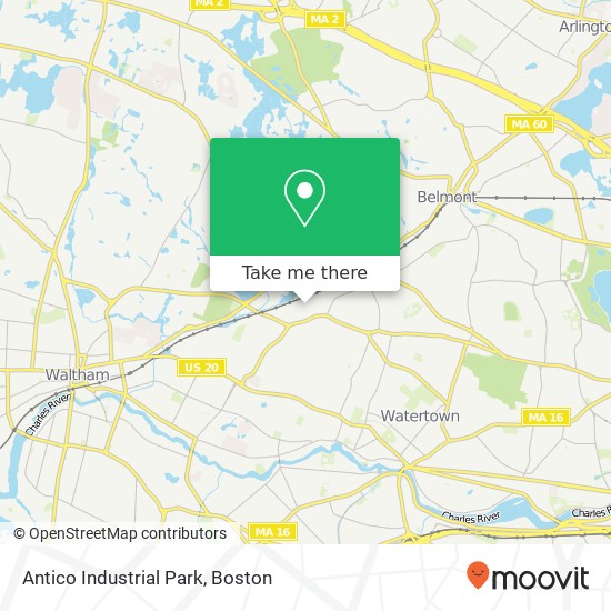 Mapa de Antico Industrial Park