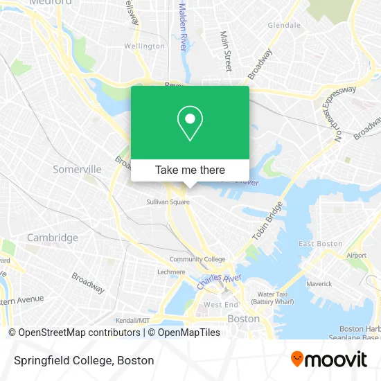 Springfield College map