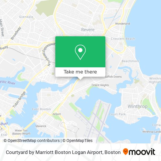 Mapa de Courtyard by Marriott Boston Logan Airport