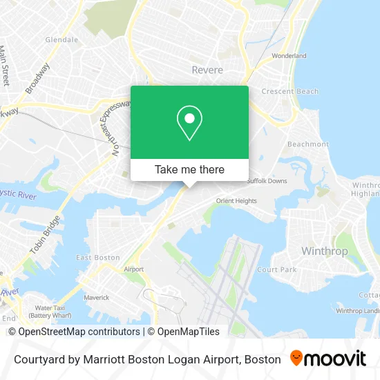Courtyard by Marriott Boston Logan Airport map