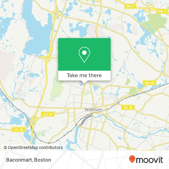 Baconmart map