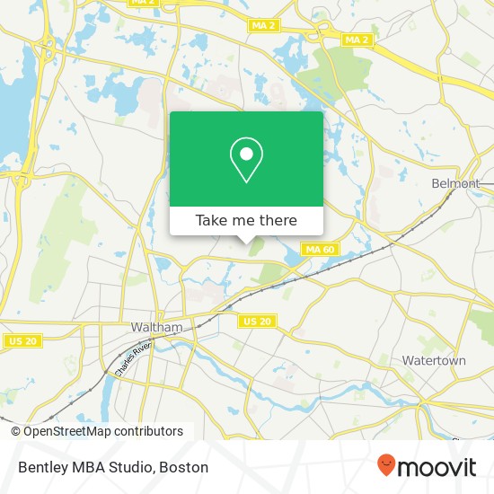 Mapa de Bentley MBA Studio