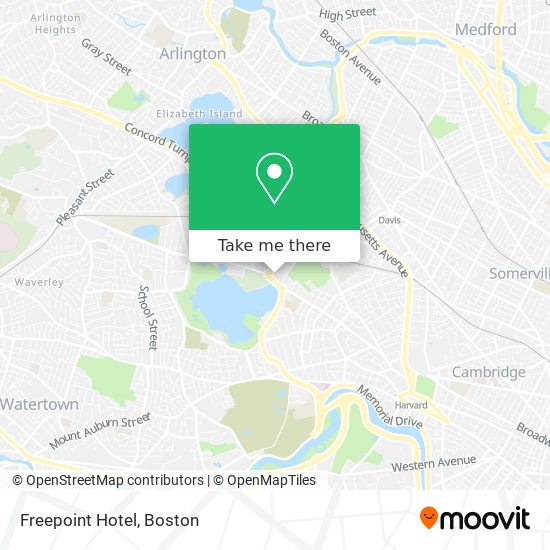 Freepoint Hotel map