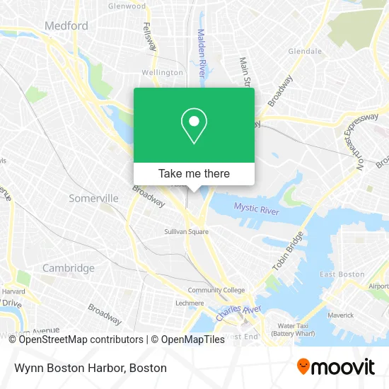 Wynn Boston Harbor map