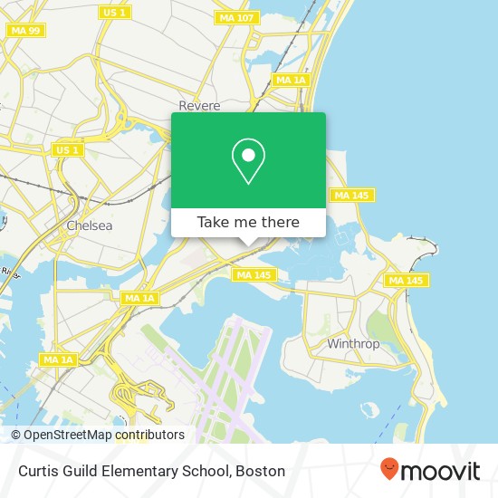 Mapa de Curtis Guild Elementary School