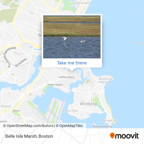 Mapa de Belle Isle Marsh