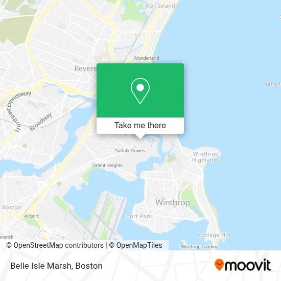 Belle Isle Marsh map