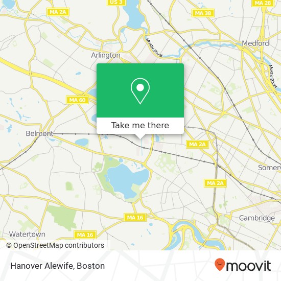 Mapa de Hanover Alewife