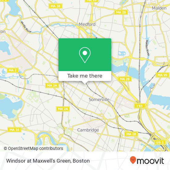 Mapa de Windsor at Maxwell's Green