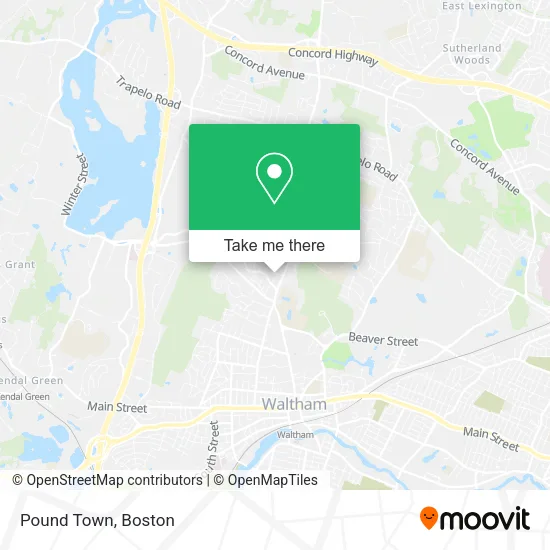 Pound Town map