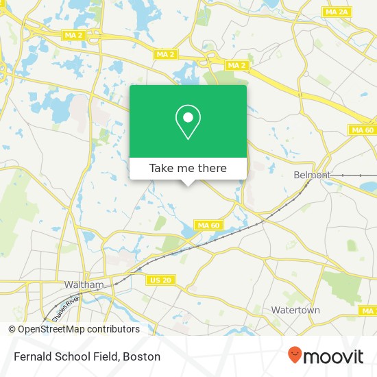 Mapa de Fernald School Field