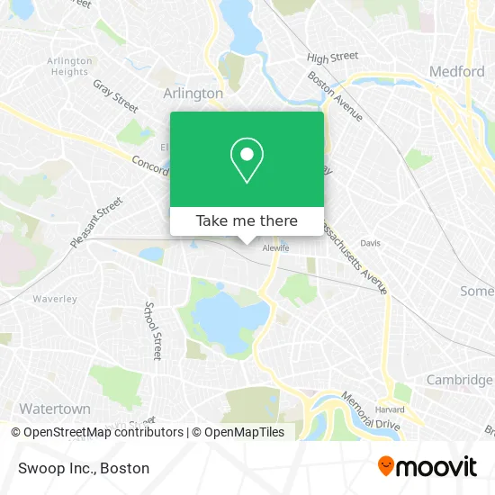 Swoop Inc. map