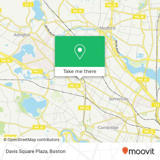 Davis Square Plaza map