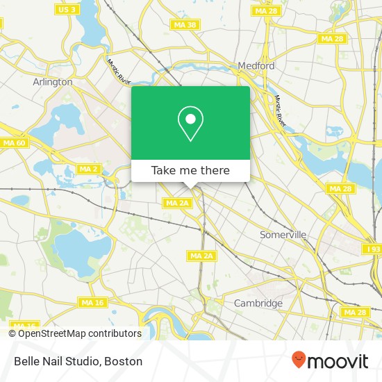 Mapa de Belle Nail Studio