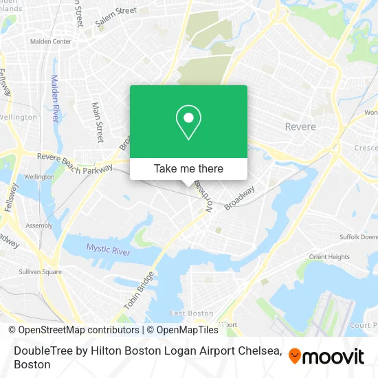Mapa de DoubleTree by Hilton Boston Logan Airport Chelsea