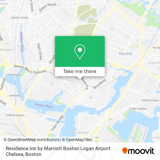 Mapa de Residence Inn by Marriott Boston Logan Airport Chelsea