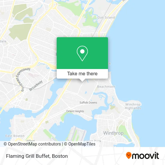 Mapa de Flaming Grill Buffet