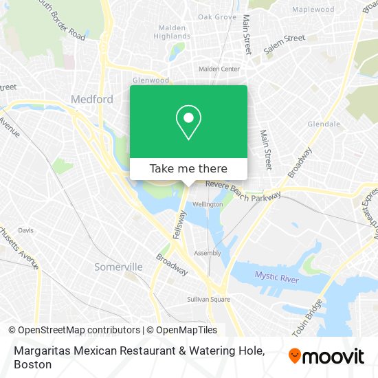 Mapa de Margaritas Mexican Restaurant & Watering Hole