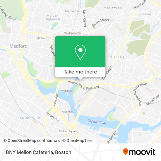 Mapa de BNY Mellon Cafeteria
