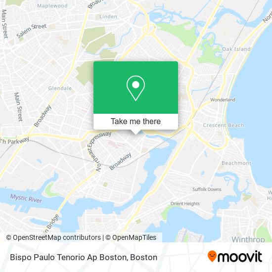 Bispo Paulo Tenorio Ap Boston map