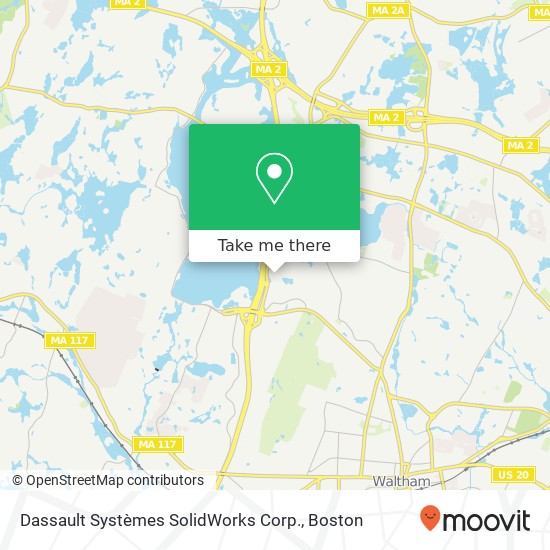 Mapa de Dassault Systèmes SolidWorks Corp.