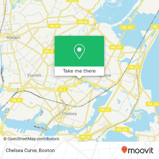 Mapa de Chelsea Curve