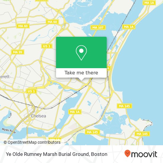 Mapa de Ye Olde Rumney Marsh Burial Ground