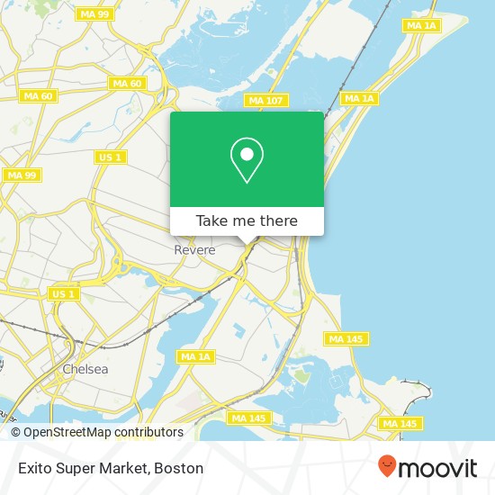 Mapa de Exito Super Market