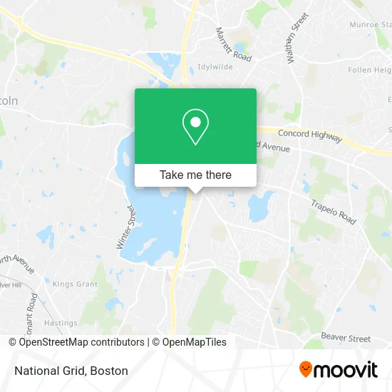 Mapa de National Grid