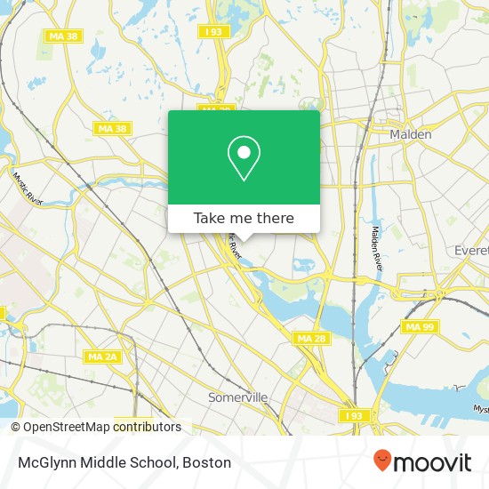 McGlynn Middle School map