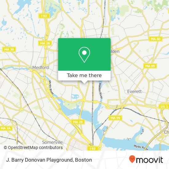 Mapa de J. Barry Donovan Playground