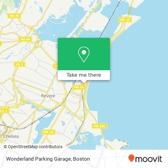 Mapa de Wonderland Parking Garage
