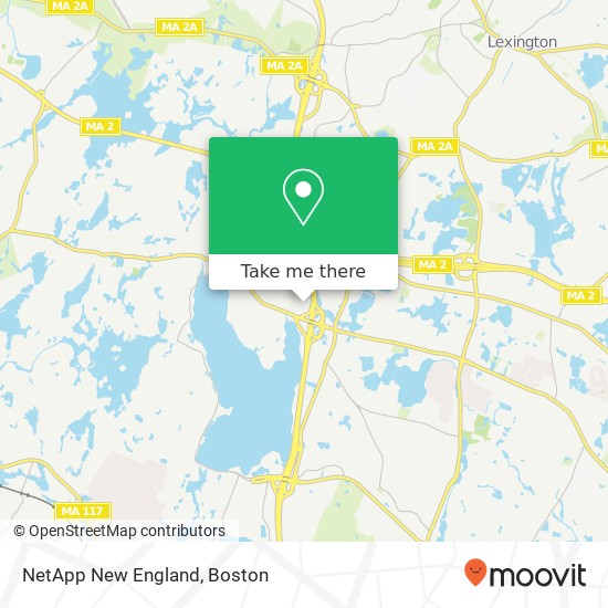 NetApp New England map