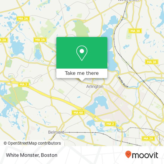 White Monster map