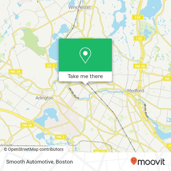 Mapa de Smooth Automotive